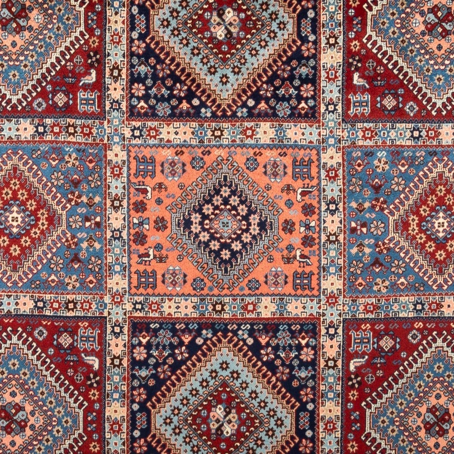 Alfombra persa - Nómada - 311 x 200 cm - rojo oscuro