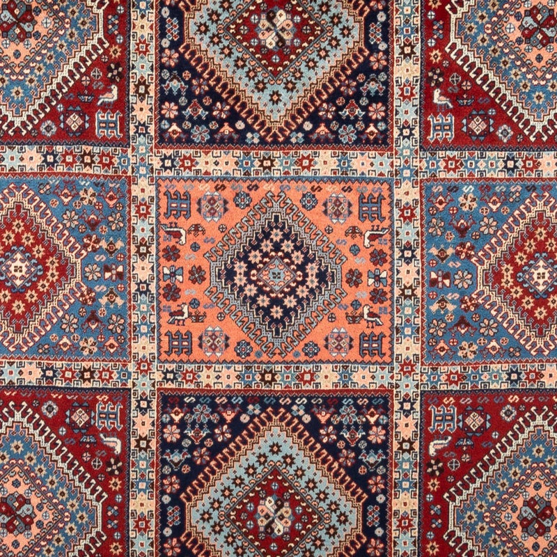 Alfombra persa - Nómada - 311 x 200 cm - rojo oscuro
