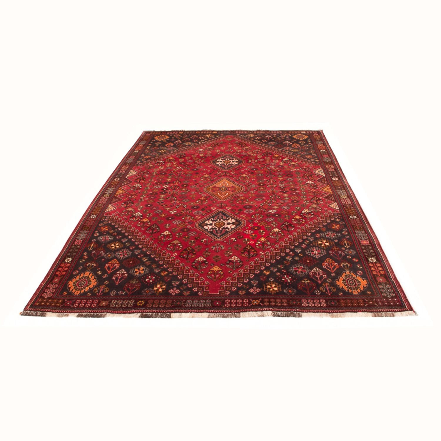 Alfombra persa - Nómada - 283 x 178 cm - rojo