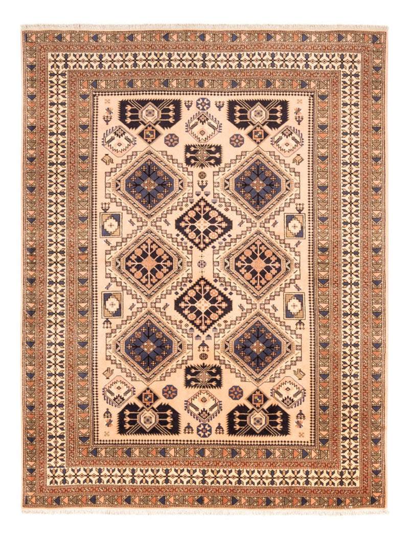 Alfombra persa - Nómada - 251 x 194 cm - beige claro