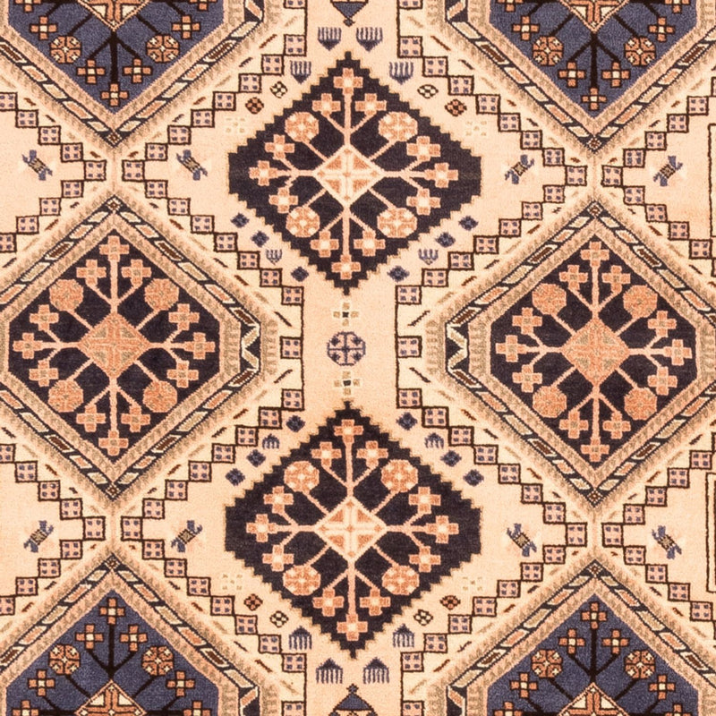 Alfombra persa - Nómada - 251 x 194 cm - beige claro