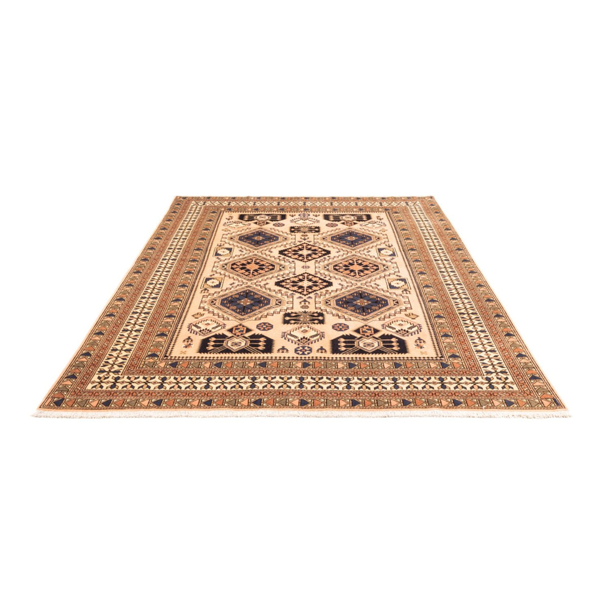 Alfombra persa - Nómada - 251 x 194 cm - beige claro
