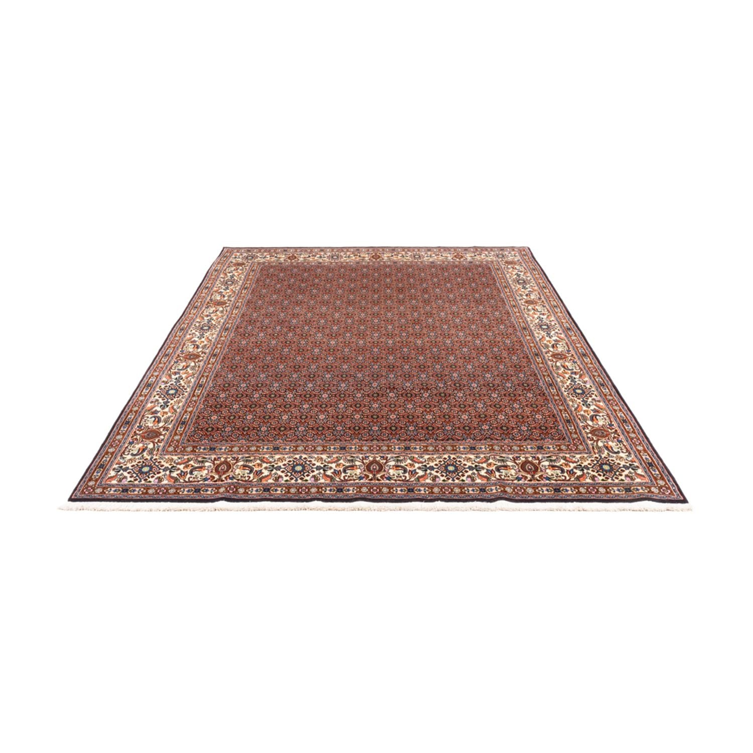 Alfombra persa - Clásica - 240 x 194 cm - rojo oscuro