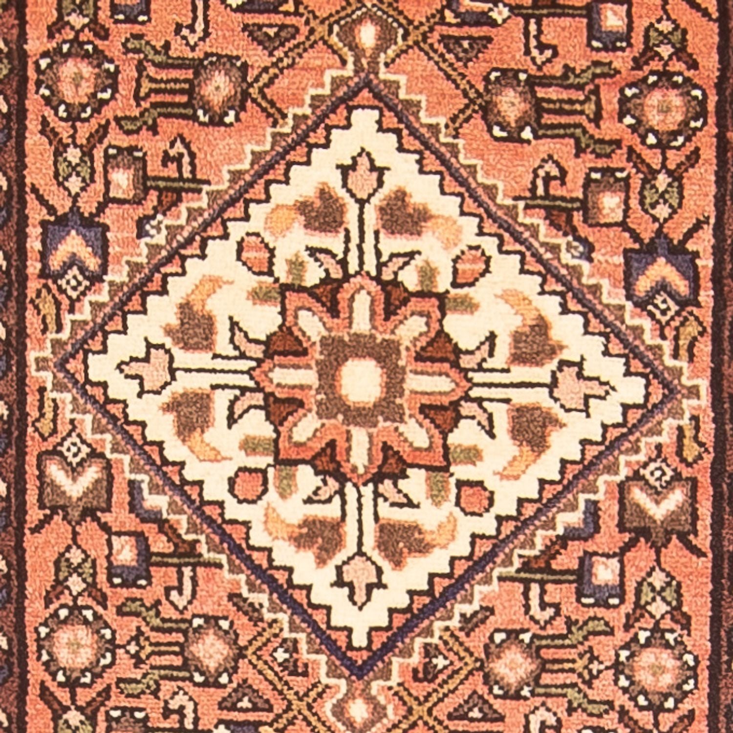Alfombra de pasillo Alfombra persa - Nómada - 400 x 78 cm - rojo