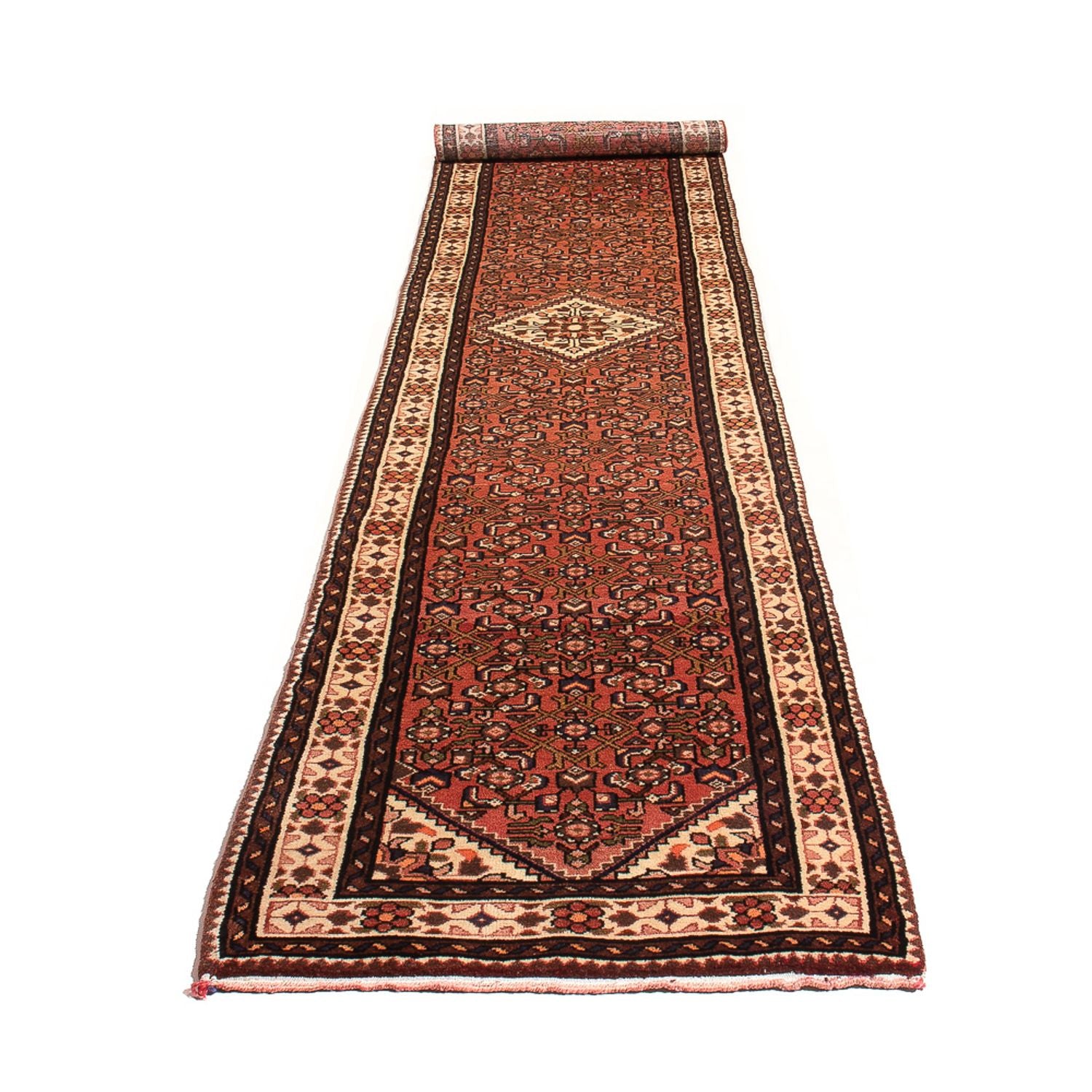 Alfombra de pasillo Alfombra persa - Nómada - 400 x 78 cm - rojo