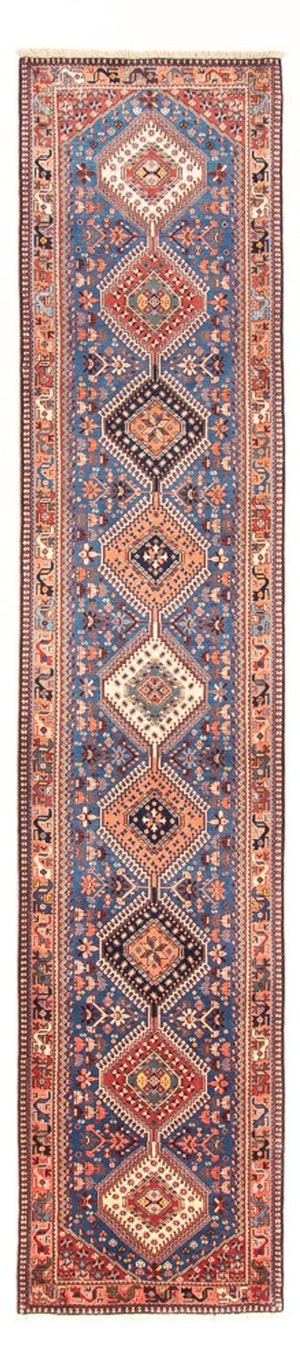 Alfombra de pasillo Alfombra persa - Nómada - 392 x 82 cm - azul