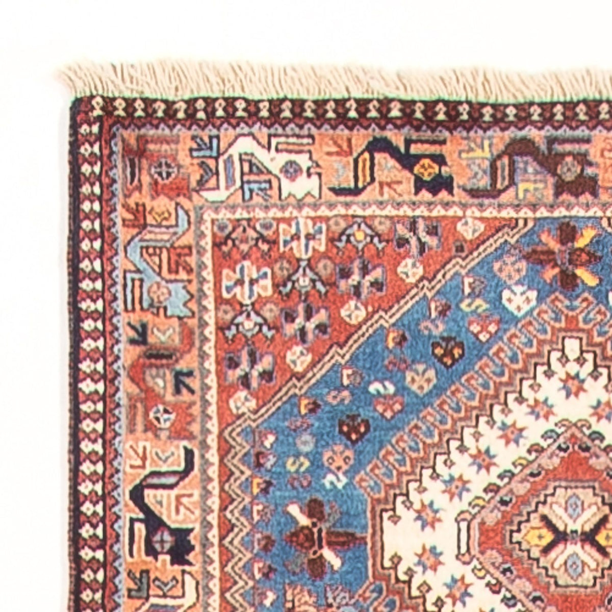 Yalameh Alfombra 82x392cm - Alfombra persa - azul