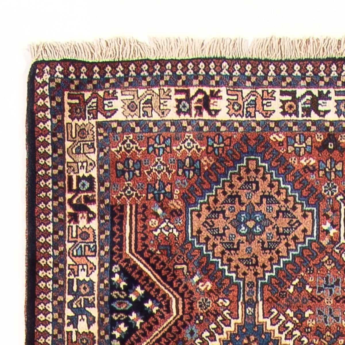 Alfombra de pasillo Alfombra persa - Nómada - 387 x 83 cm - rojo