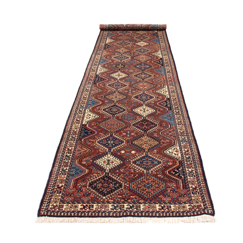 Alfombra de pasillo Alfombra persa - Nómada - 387 x 83 cm - rojo