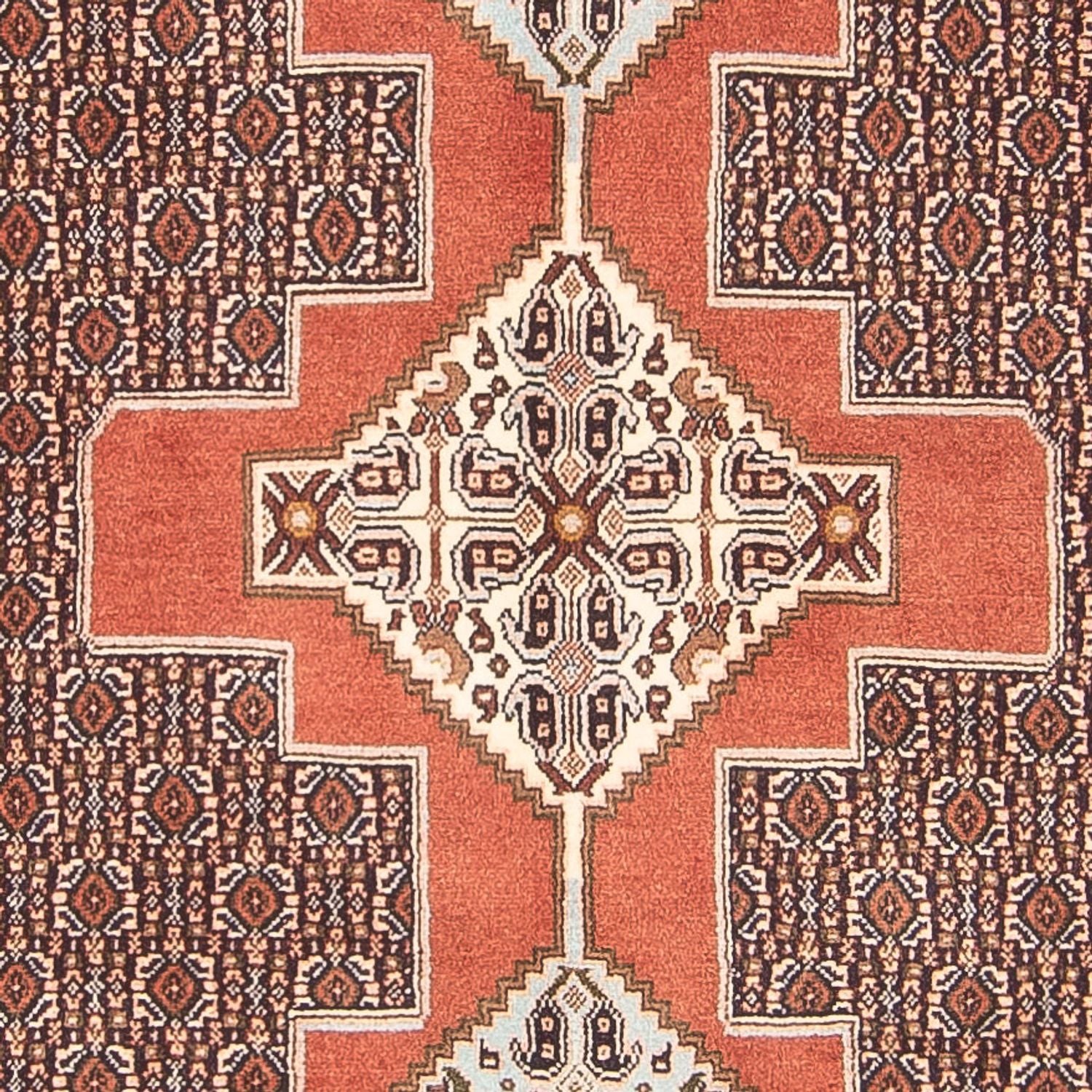 Alfombra de pasillo Alfombra persa - Clásica - 410 x 92 cm - rojo