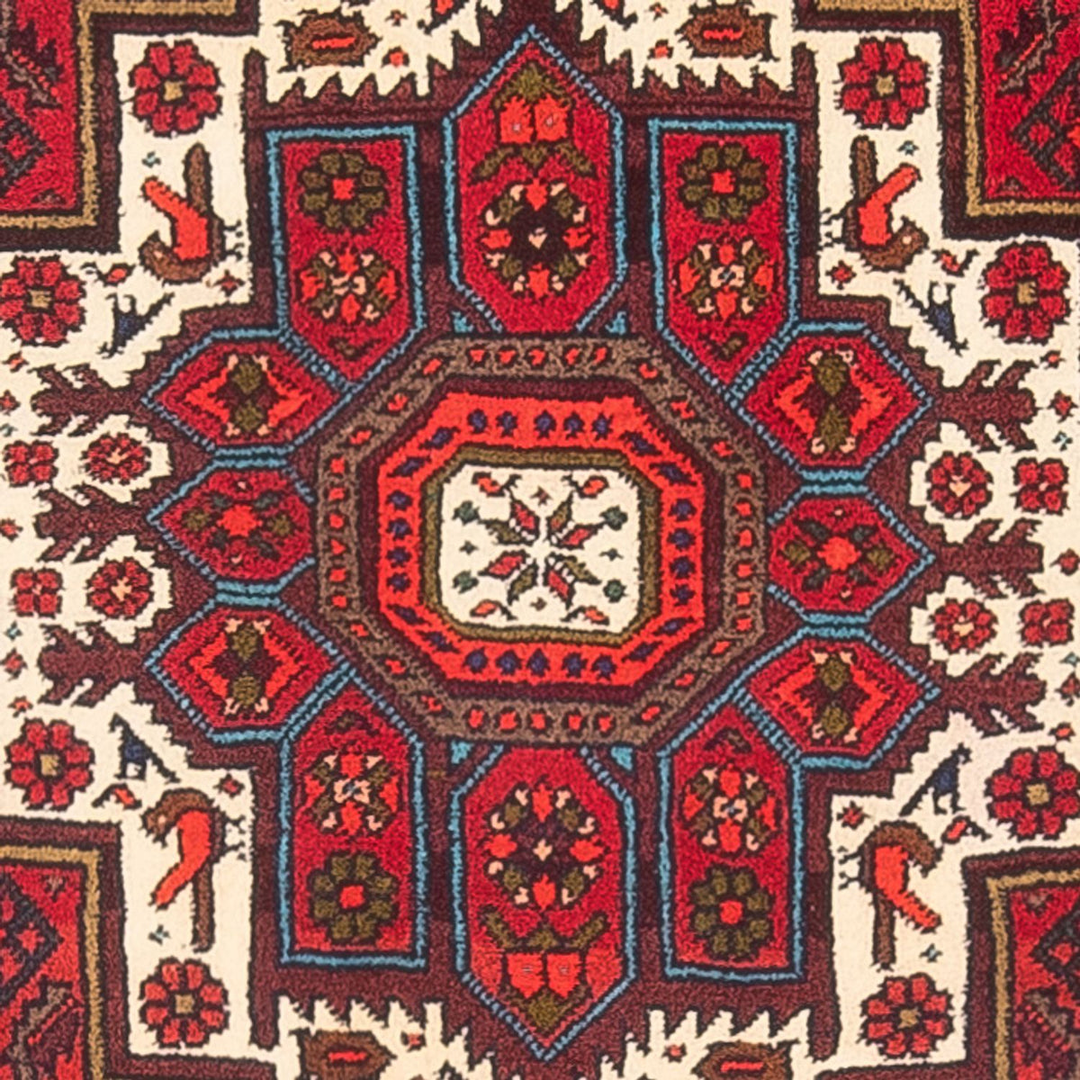 Alfombra persa - Nómada - 120 x 80 cm - rojo