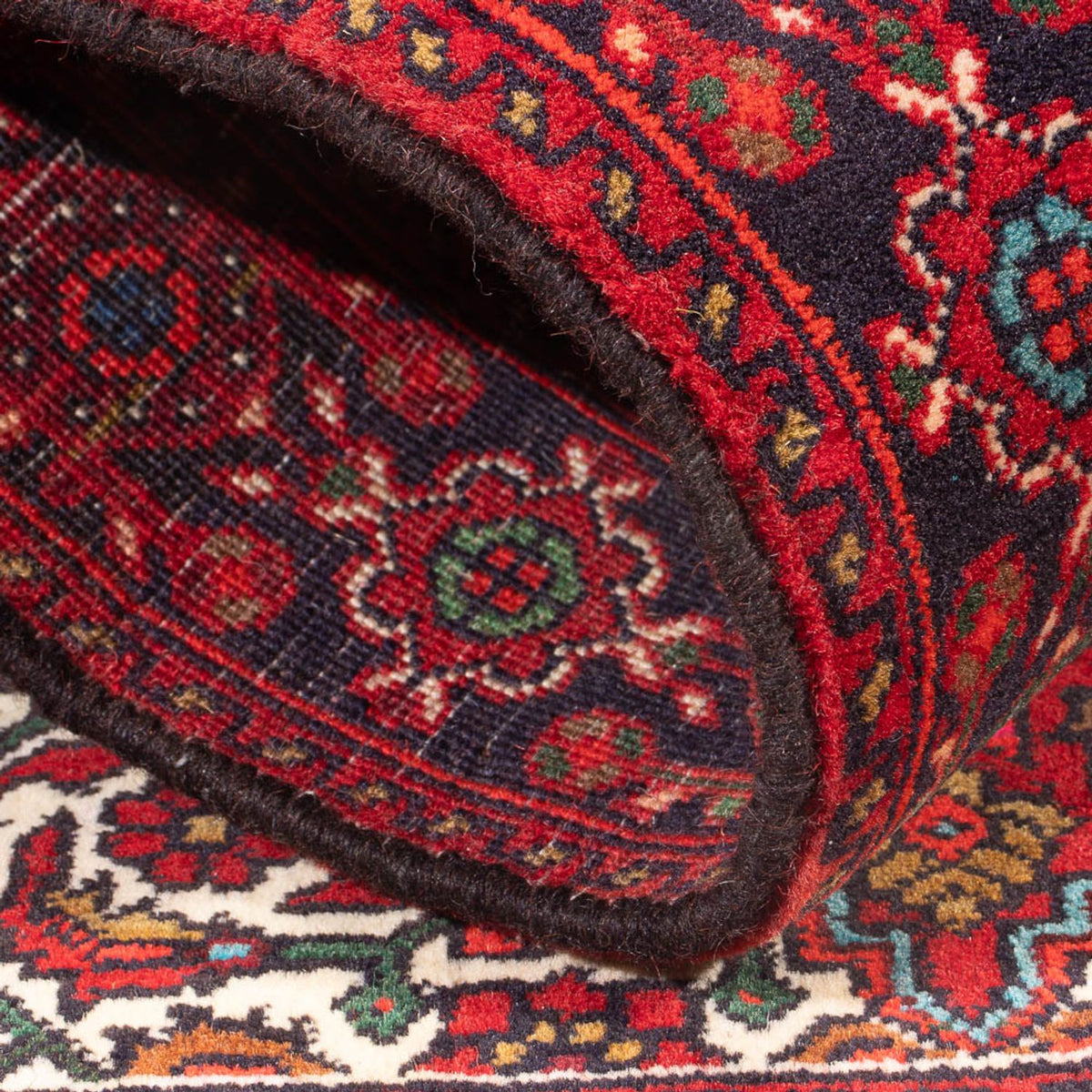 Alfombra persa - Nómada - 120 x 80 cm - rojo