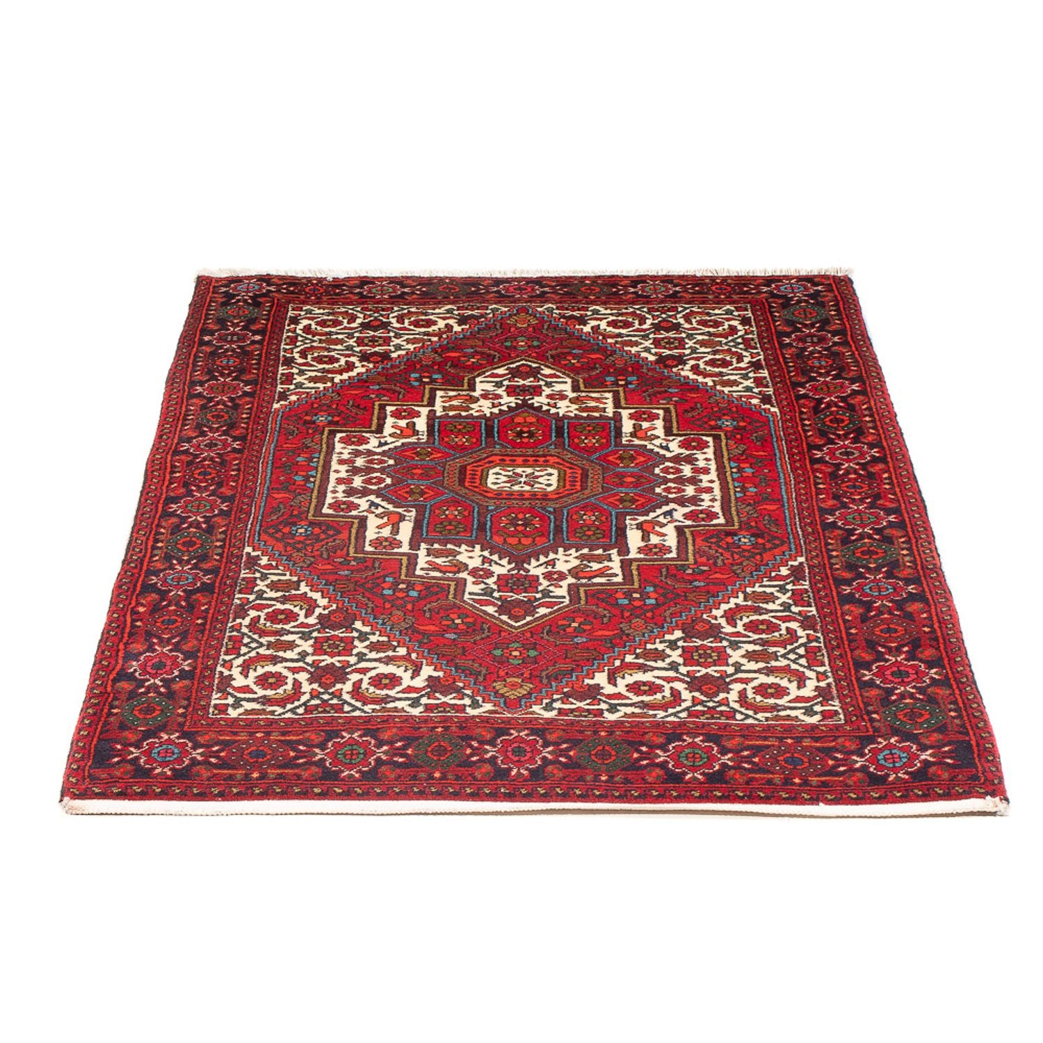 Alfombra persa - Nómada - 120 x 80 cm - rojo