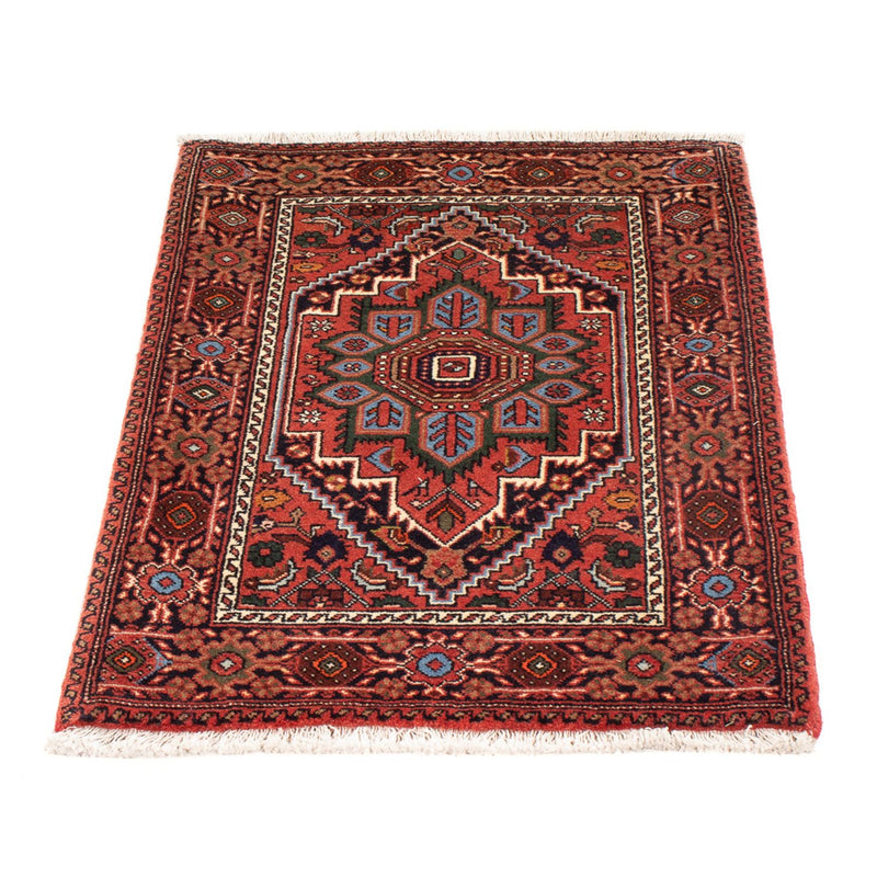 Alfombra persa - Nómada - 89 x 60 cm - rojo