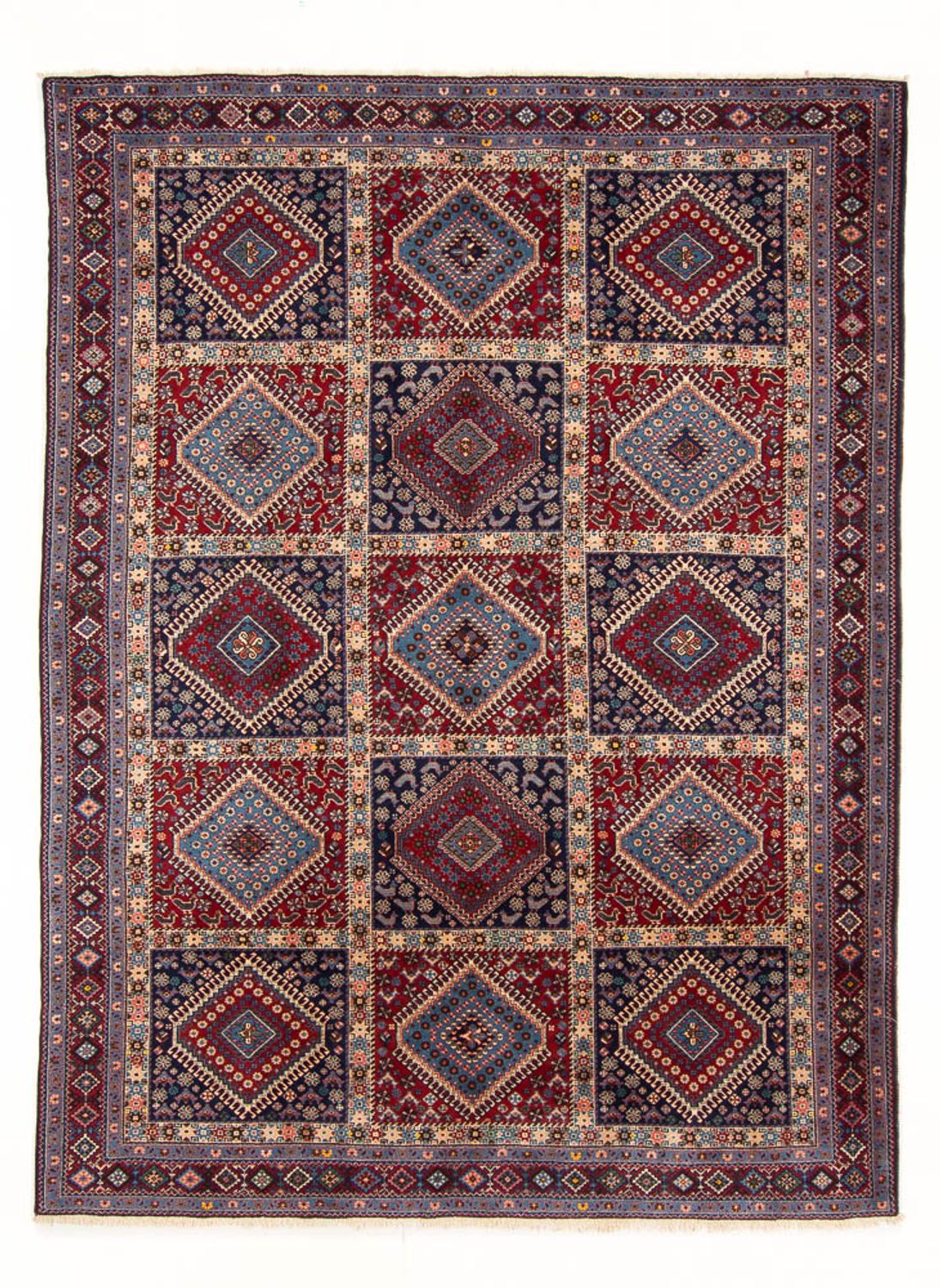 Alfombra persa - Nómada - 292 x 207 cm - multicolor