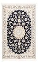 Alfombra Persa - Nain - Prima - 154 x 104 cm - azul oscuro