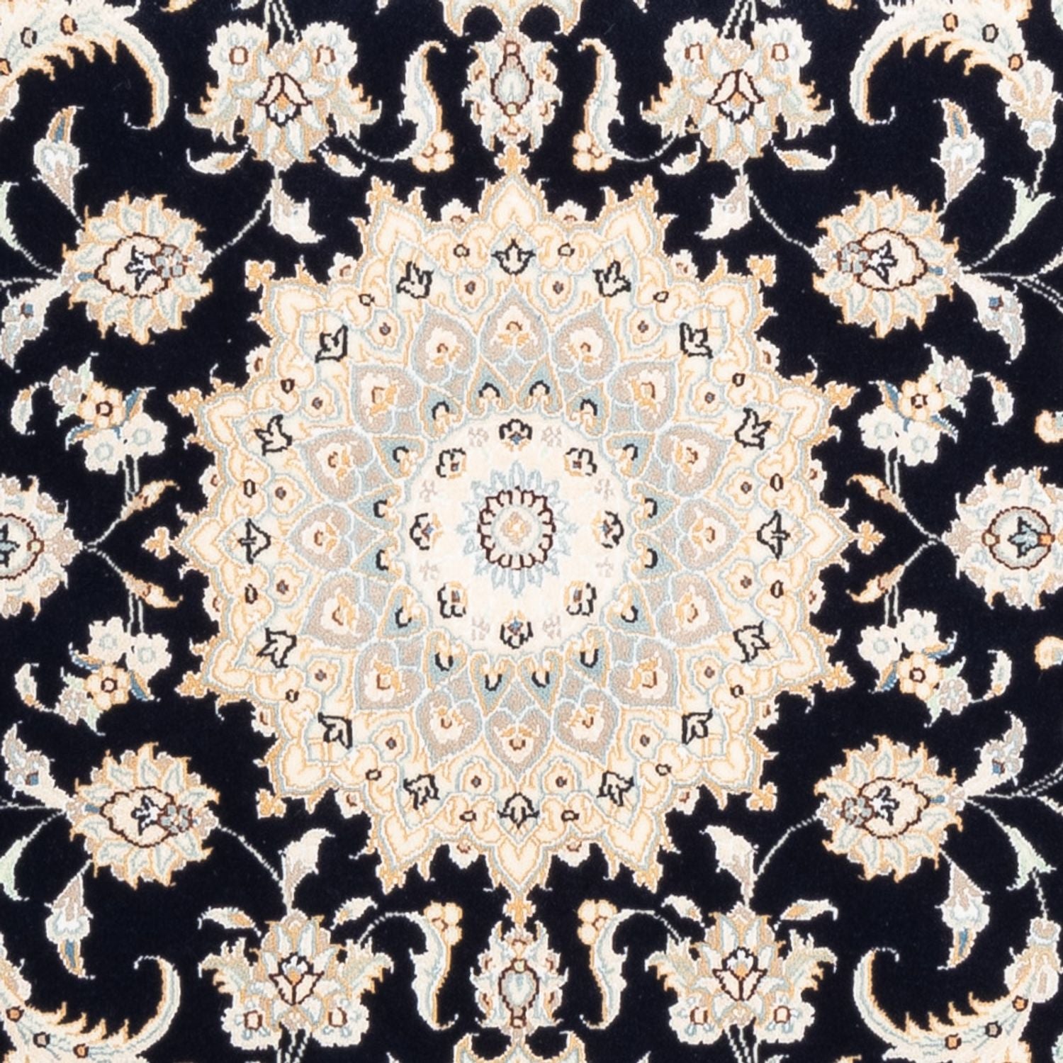 Alfombra Persa - Nain - Prima - 154 x 104 cm - azul oscuro