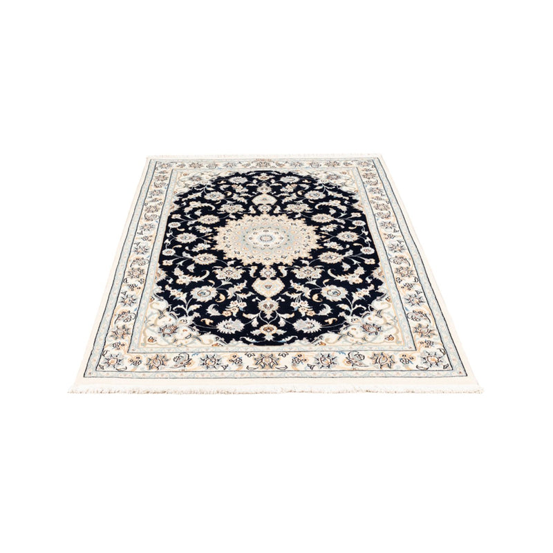 Alfombra Persa - Nain - Prima - 154 x 104 cm - azul oscuro