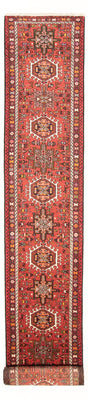 Alfombra de pasillo Alfombra persa - Nómada - 481 x 77 cm - rojo