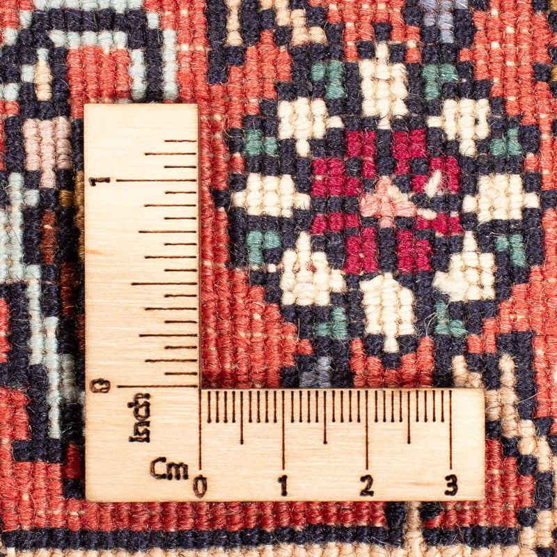 Alfombra de pasillo Alfombra persa - Bidjar - 390 x 90 cm - beige
