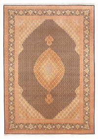 Alfombra Persa - Tabriz - Real - 300 x 202 cm - azul oscuro