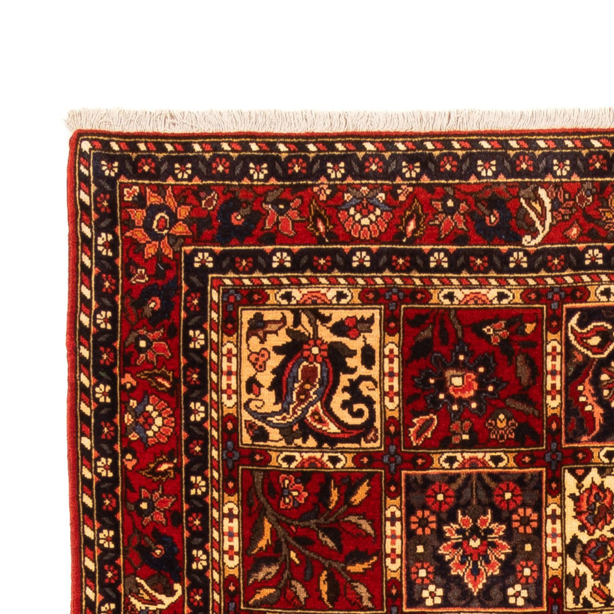 Alfombra persa - Nómada - 243 x 150 cm - multicolor