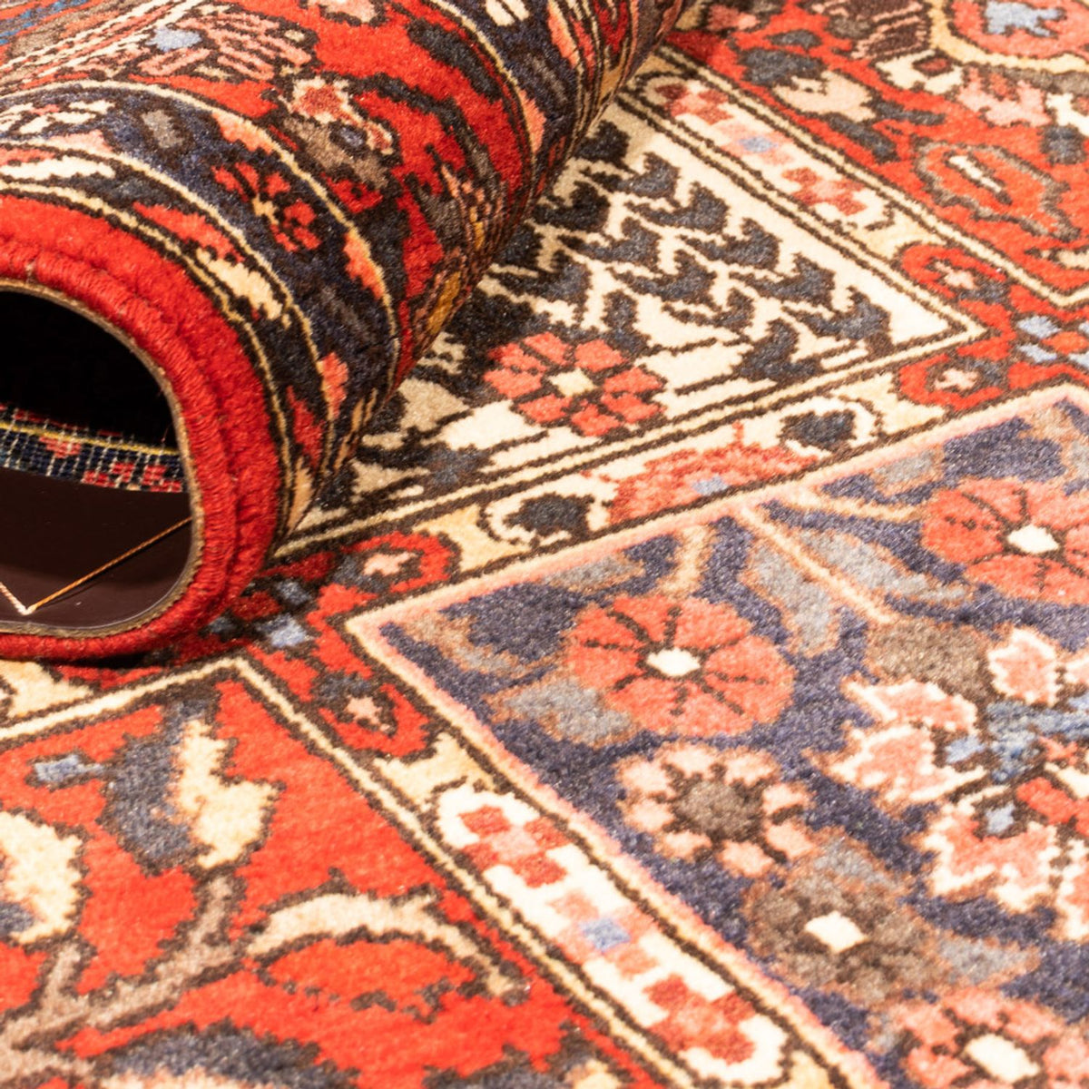 Alfombra persa - Nómada - 243 x 150 cm - multicolor