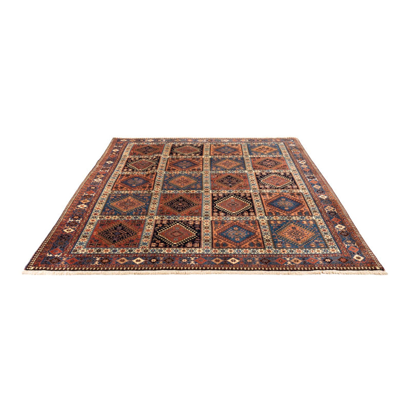 Alfombra persa - Nómada - 238 x 200 cm - rojo oscuro