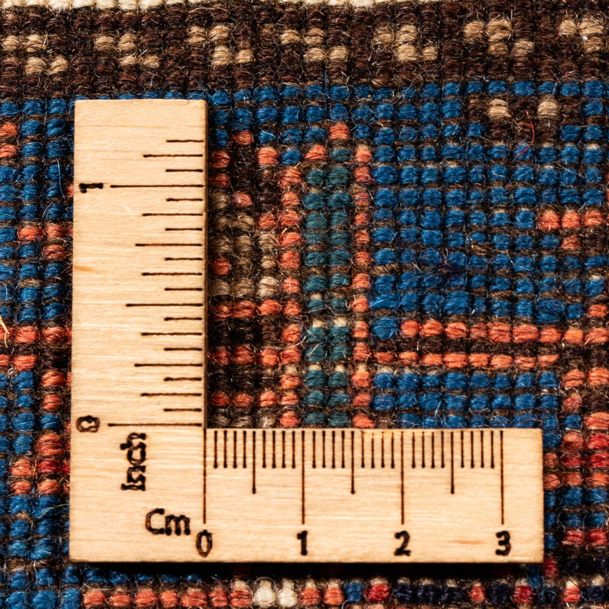 Alfombra persa - Nómada - 238 x 200 cm - rojo oscuro