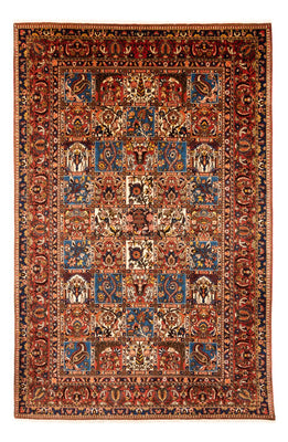 Alfombra persa - Nómada - 303 x 202 cm - rojo burdeos