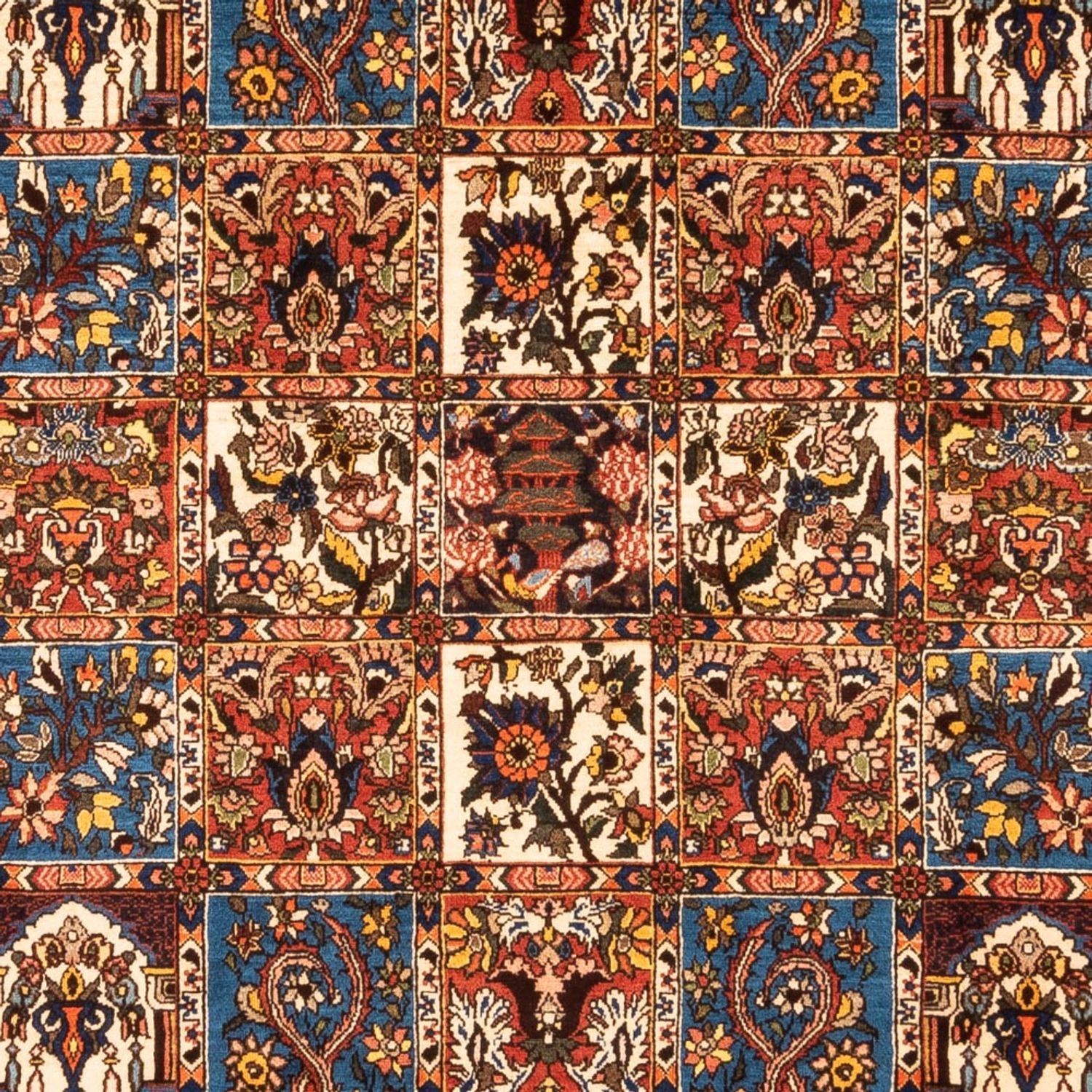 Alfombra persa - Nómada - 303 x 202 cm - rojo burdeos