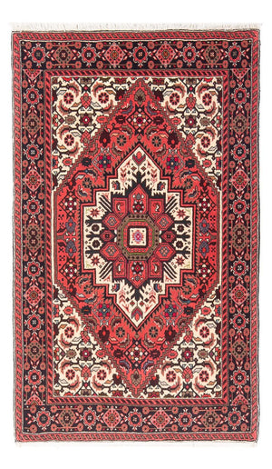 Alfombra persa - Nómada - 122 x 83 cm - rojo