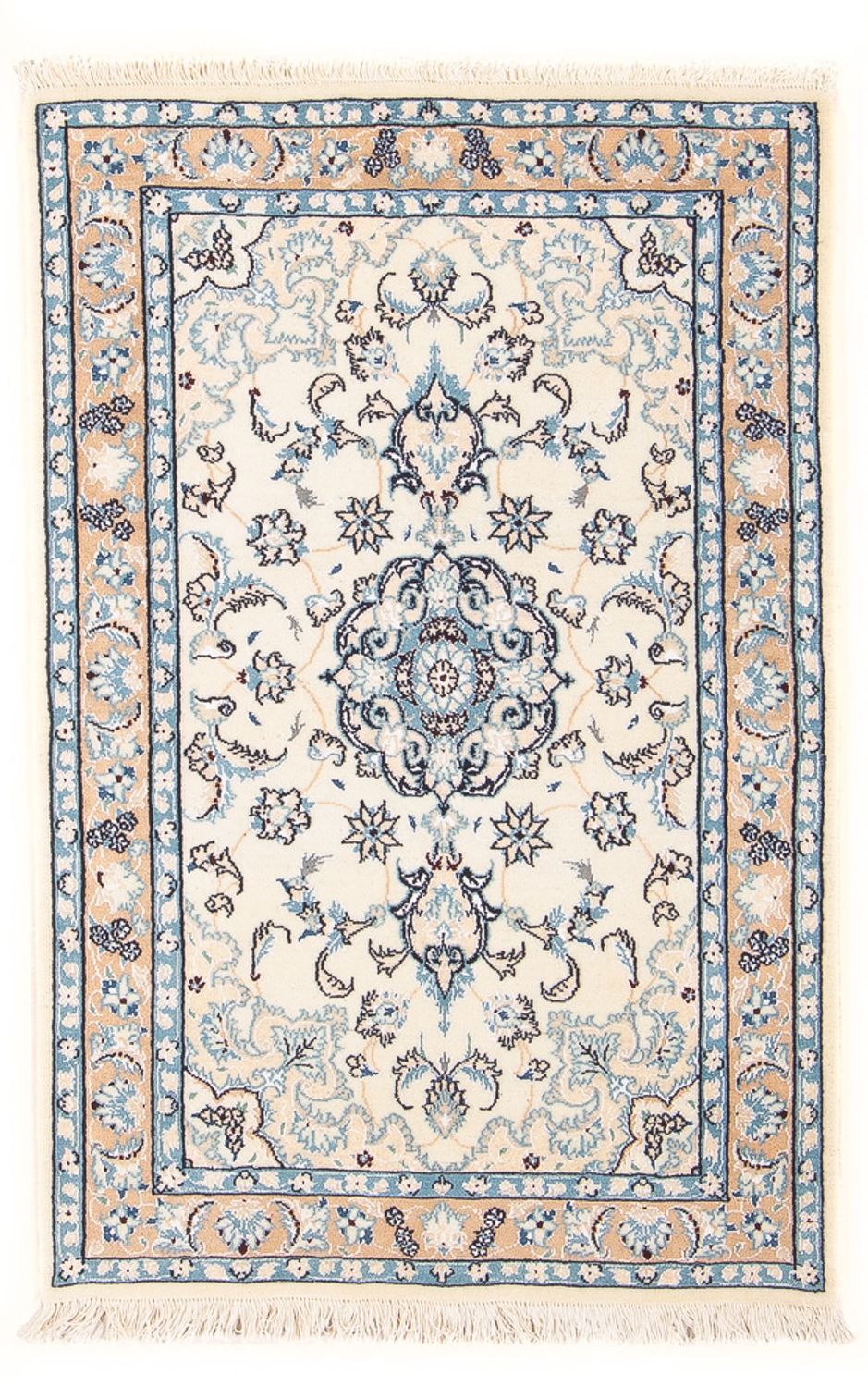 Alfombra Persa - Nain - Prima - 110 x 66 cm - crema