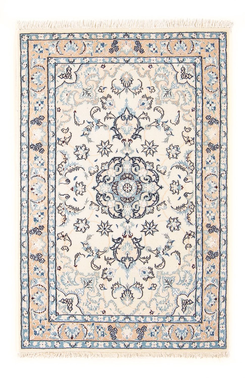 Alfombra Persa - Nain - Prima - 108 x 66 cm - crema