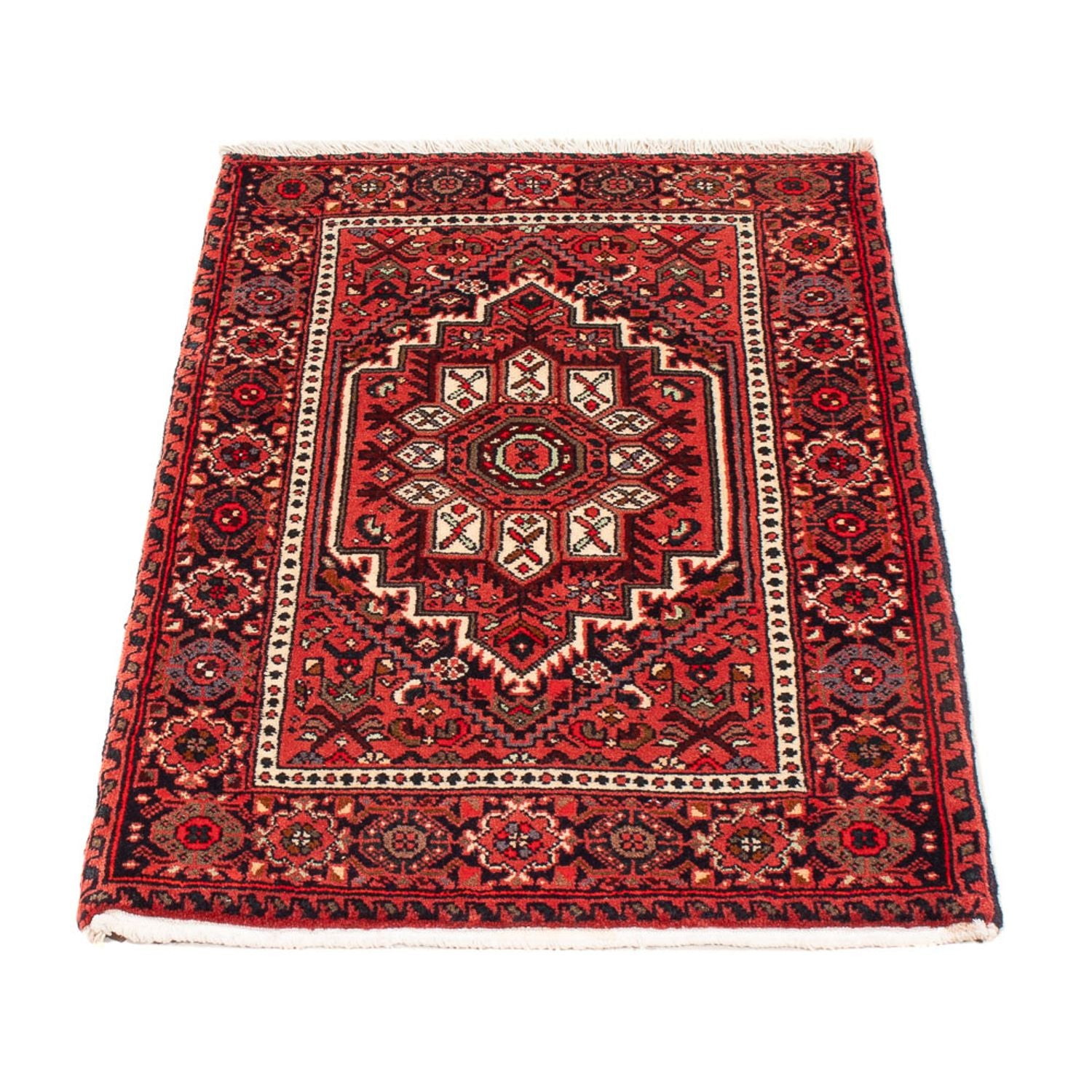 Alfombra persa - Nómada - 94 x 60 cm - rojo