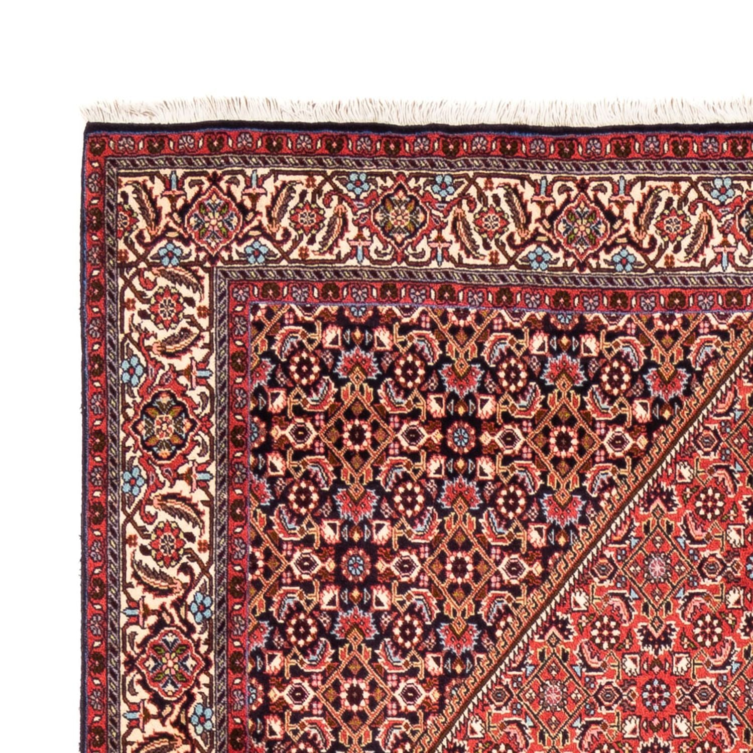 Alfombra persa - Bidjar - 232 x 171 cm - rojo