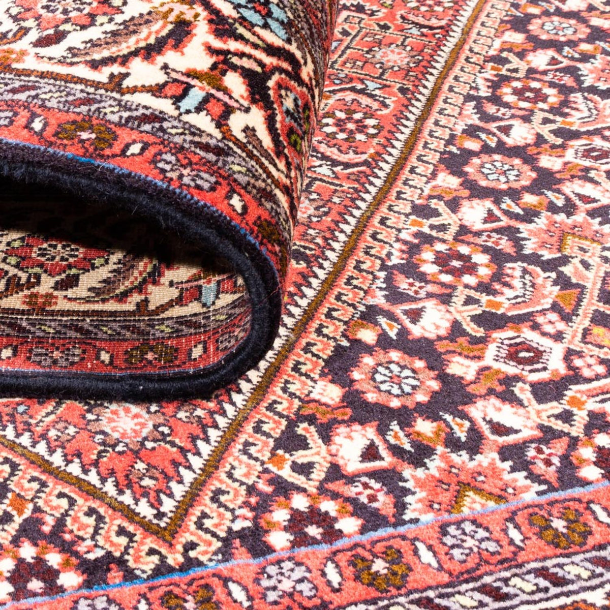 Alfombra persa - Bidjar - 232 x 171 cm - rojo