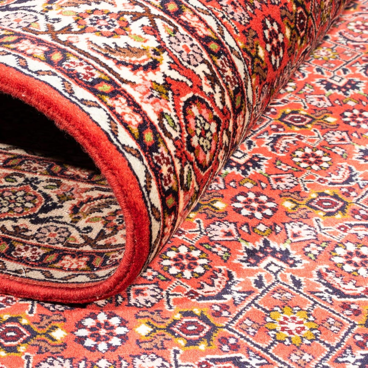 Alfombra persa - Bidjar - 242 x 168 cm - rojo