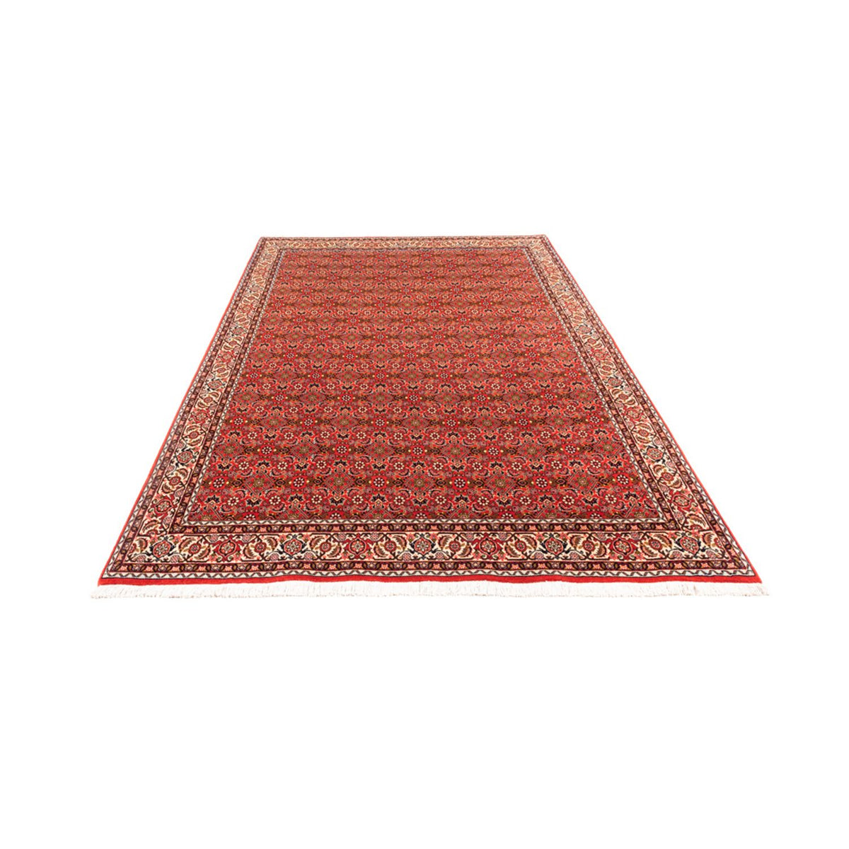 Alfombra persa - Bidjar - 242 x 168 cm - rojo