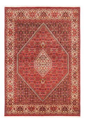Alfombra persa - Bidjar - 234 x 176 cm - rojo