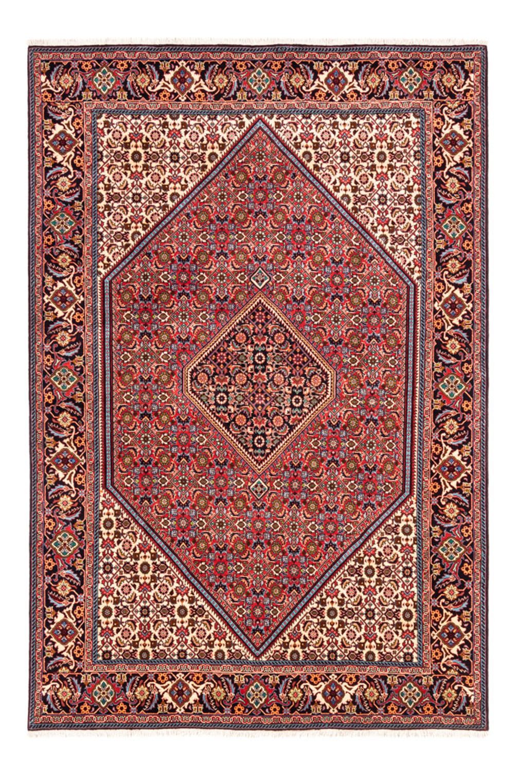 Alfombra persa - Bidjar - 247 x 171 cm - rojo