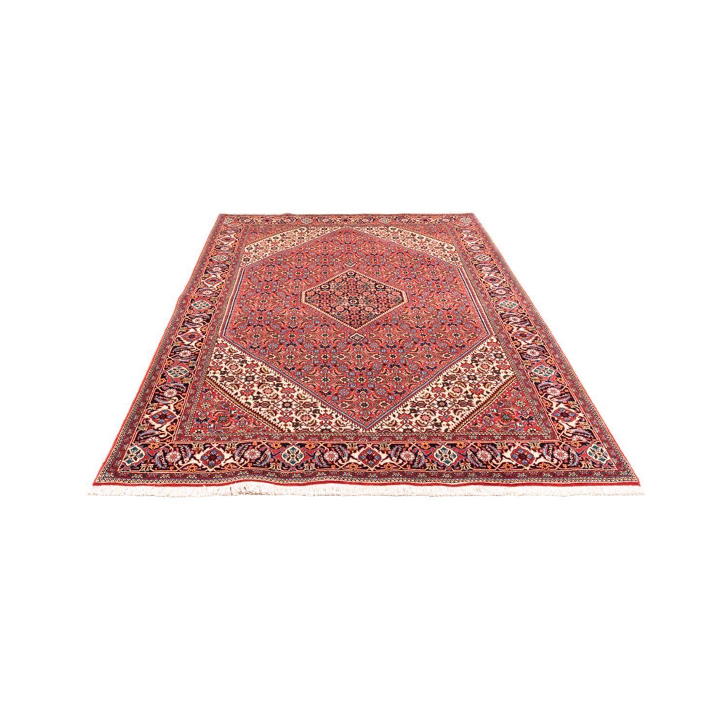 Alfombra persa - Bidjar - 245 x 170 cm - rojo
