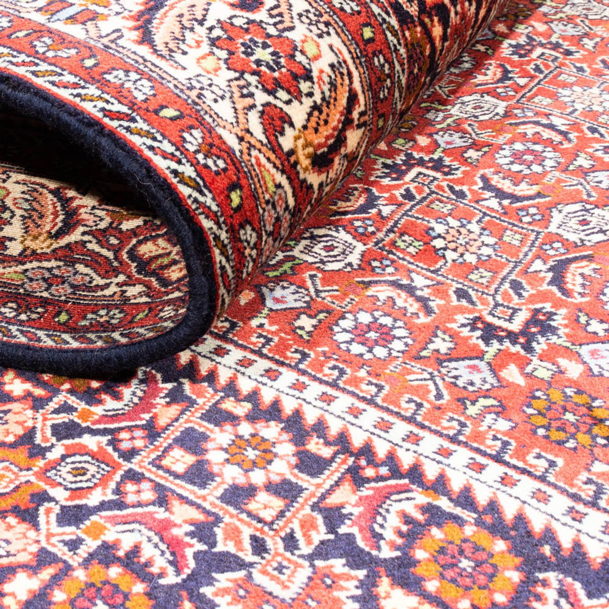 Alfombra persa - Bidjar - 240 x 168 cm - rojo