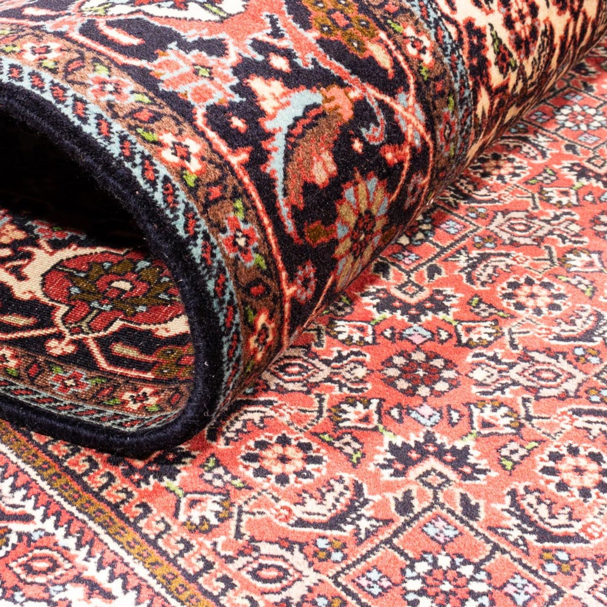 Alfombra persa - Bidjar - 247 x 173 cm - rojo