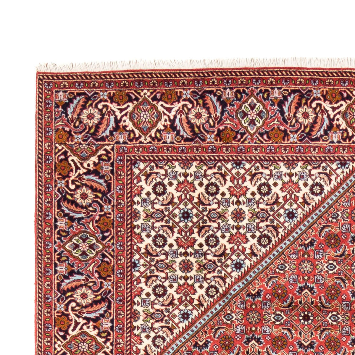 Alfombra persa - Bidjar - 248 x 171 cm - rojo