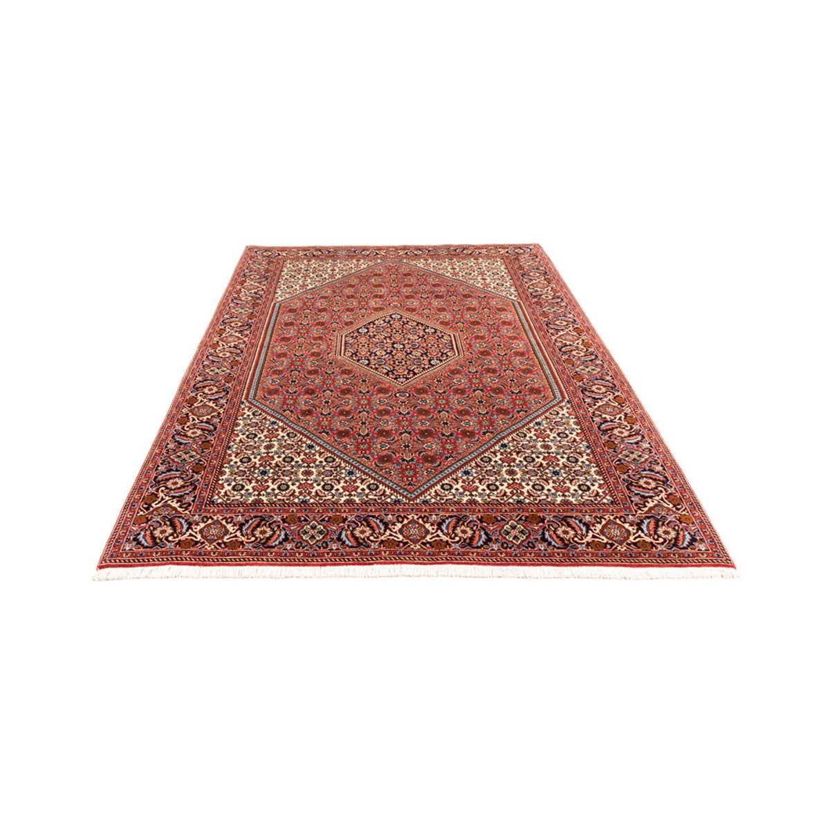 Alfombra persa - Bidjar - 248 x 171 cm - rojo