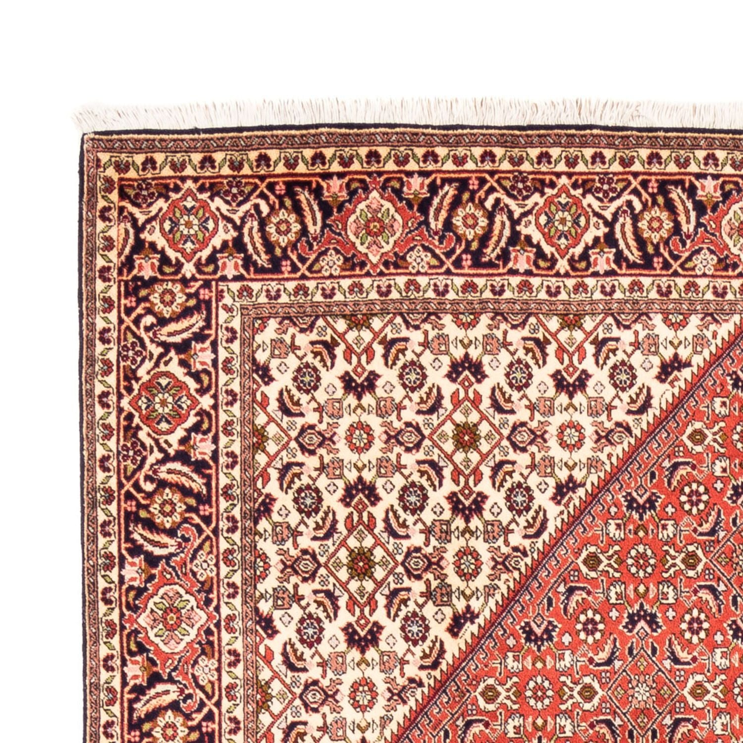 Alfombra persa - Bidjar - 238 x 171 cm - rojo
