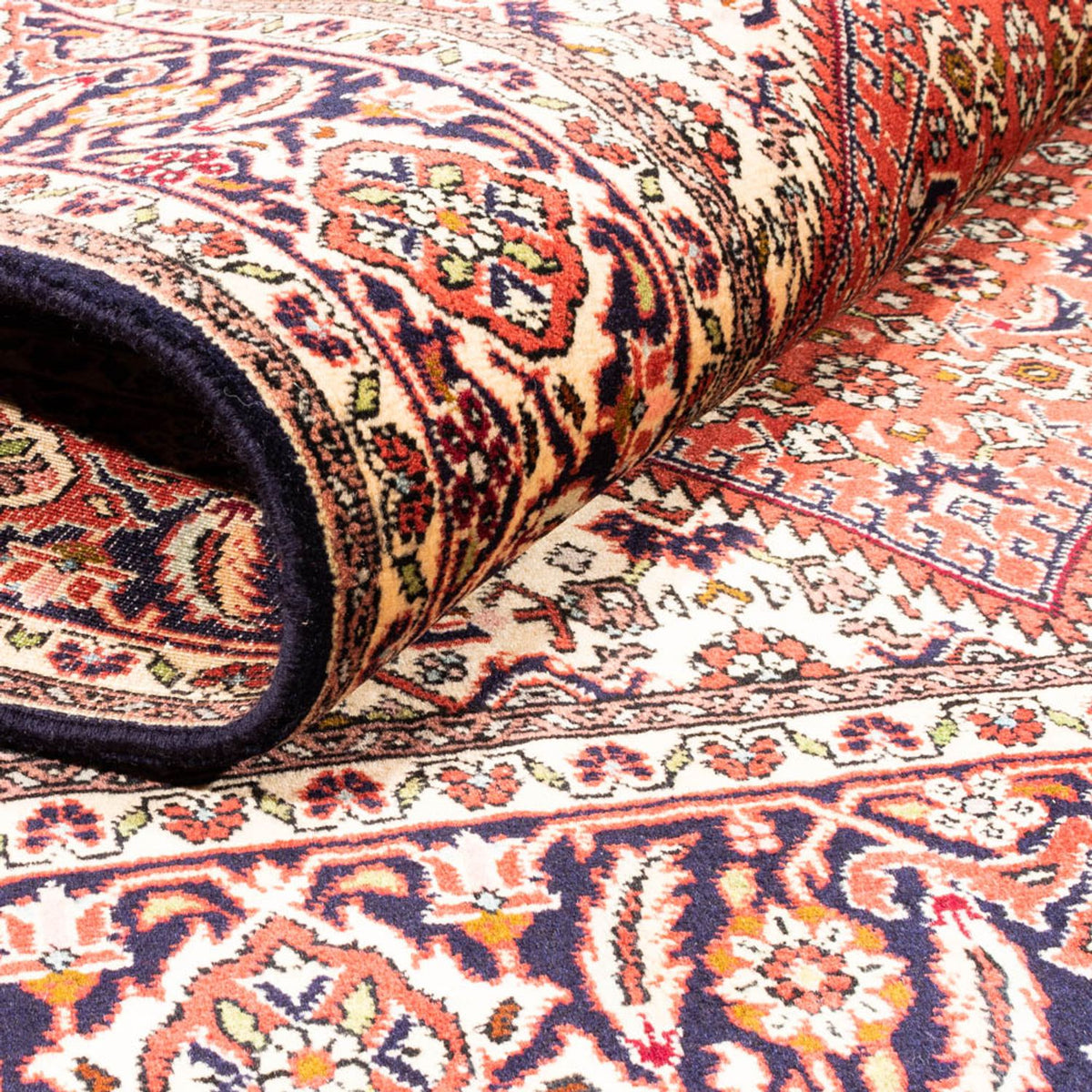 Alfombra persa - Bidjar - 238 x 171 cm - rojo