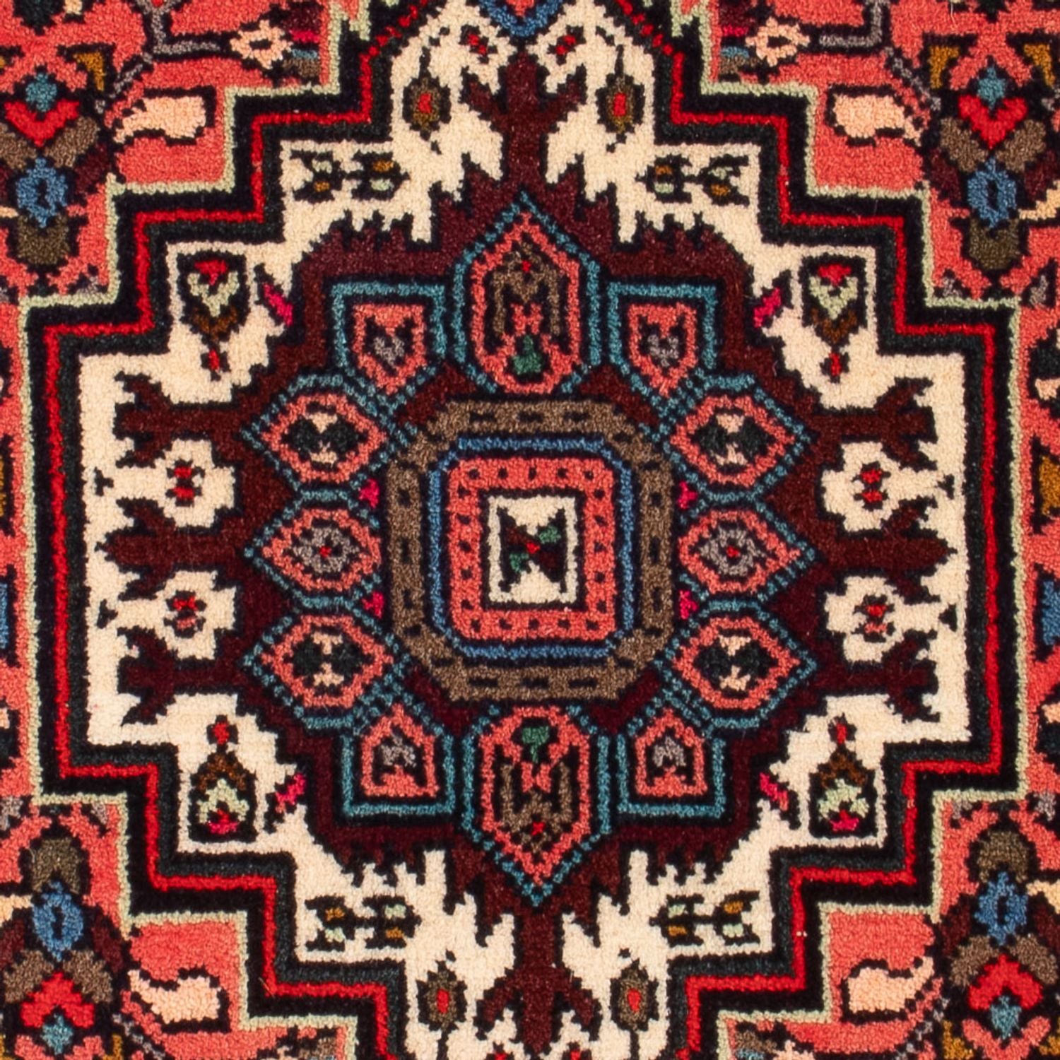 Alfombra persa - Nómada - 89 x 59 cm - rojo