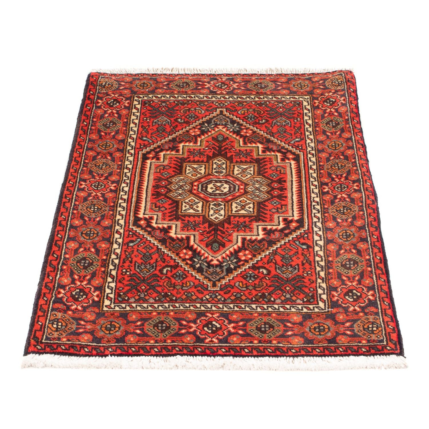 Alfombra persa - Nómada - 99 x 60 cm - rojo